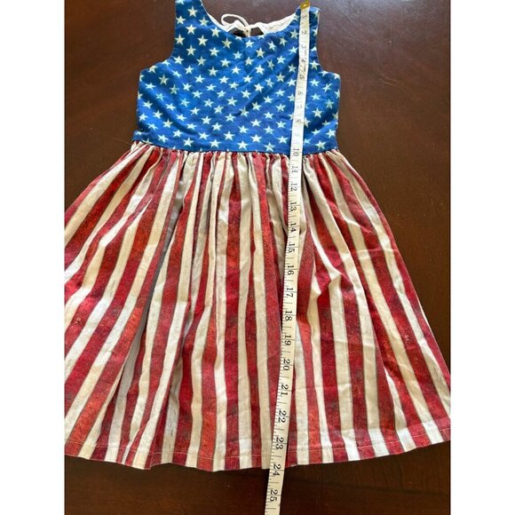 Patriotic Stars and Stripes Kids Dress - Picture 10 of 10